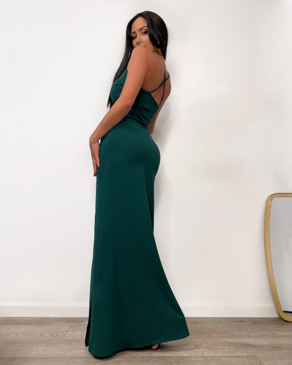 zielona sukienka na studniówkę