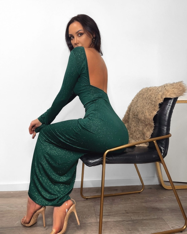 sukienka zielona na wesele