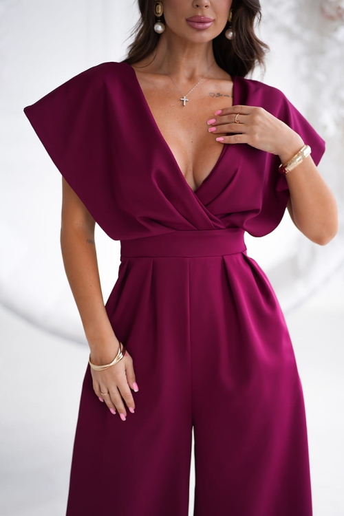 KOMBINEZON Z ZAKRYTYMI RAMIONAMI - 38