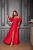 czerwona suknia maxi