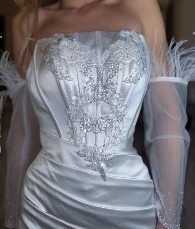 suknia ślubna z gorsetem